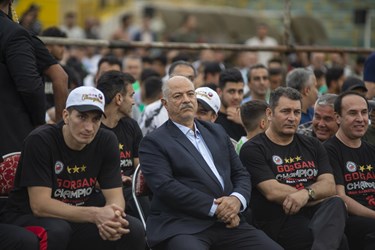 مراسم جشن قهرمانی تیم بسکتبال شهرداری گرگان 