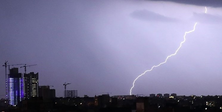 رگبار و رعد و برق در تهران از ۲۴ مهرماه