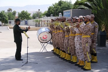 آیین تشییع پیکر «شهید بازیار» در شیراز