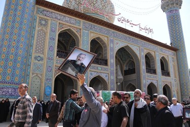 آیین تشییع پیکر «شهید بازیار» در شیراز