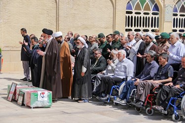 آیین تشییع پیکر «شهید بازیار» در شیراز
