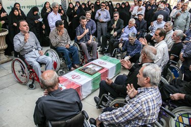 آیین تشییع پیکر «شهید بازیار» در شیراز