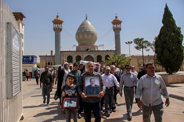 آیین تشییع پیکر «شهید بازیار» در شیراز