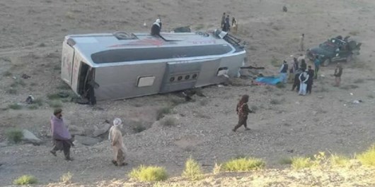 9 کشته و 31 زخمی در حادثه رانندگی در زابل