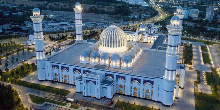 افتتاح بزرگترین مسجد جامع تاجیکستان به روایت تصویر
