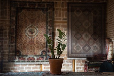 یکی از حجره های فرش بازار تهران