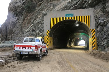 بازگشایی تونل مسدود شده جاده چالوس 