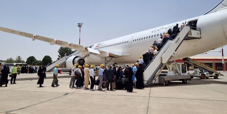 عملیات اعزام زائران بیت الله الحرام از فرودگاه اصفهان پایان یافت
