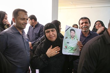 عزاداری مادر سروان شهید محمد قنبری
