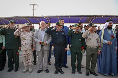   تشییع و وداع با پیکر شهید «محمد قنبری» در اهواز