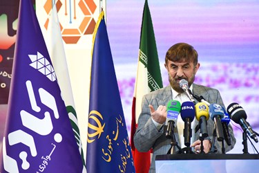 سخنرانی علی آقامحمدی عضو مجمع تشخیص مصلحت نظام در مراسم افتتاح نمایشگاه آبادیران