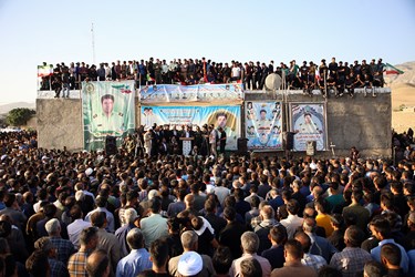 تشییع و خاکسپاری شهید «محمد قنبری » در صیدون خوزستان