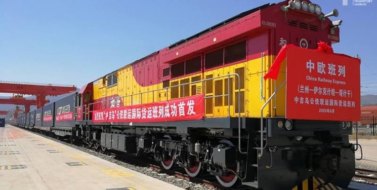 امکان تردد قطارهای باری در مسیر چین-قرقیزستان-ازبکستان