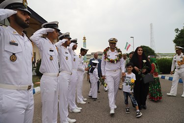 تجلیل از پرسنل و خانواده مازندرانی ناو گروه ۸۶ نیروی دریایی ارتش در نوشهر 