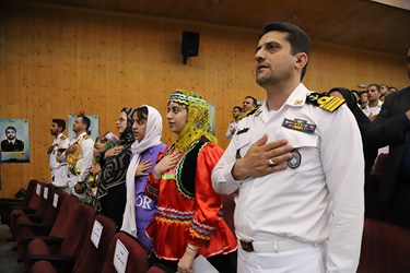 تجلیل از پرسنل و خانواده مازندرانی ناو گروه ۸۶ نیروی دریایی ارتش در نوشهر 