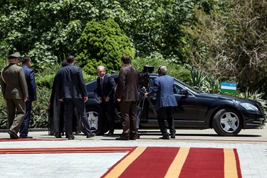 استقبال رسمی از رئیس جمهور ازبکستان