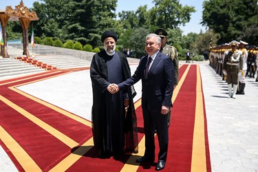 استقبال رسمی از رئیس جمهور ازبکستان