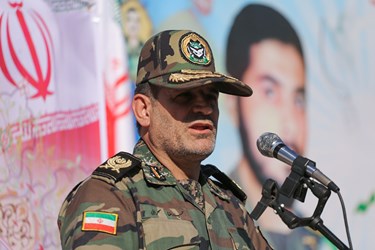 سخنرانی  امیر سرتیپ دوم ستاد حمیدرضا سهرابی فرمانده آماد و پشتیبانی منطقه شیراز نزاجا 