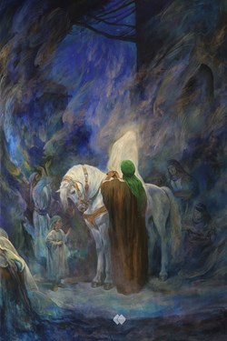تابلو نقاشی «مَرَجَ البحرین»| نسخه با کیفت