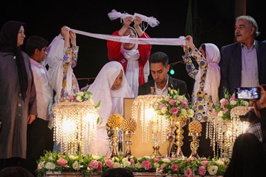 شب رویایی 200 تازه عروس و داماد آباده‌ای
