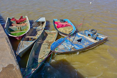 قایق های موجود جهت صید ماهی