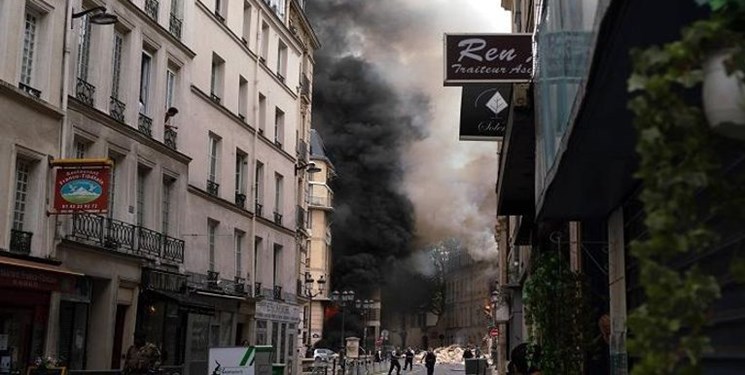 16 مجروح در حادثه انفجار گاز در مرکز پاریس
