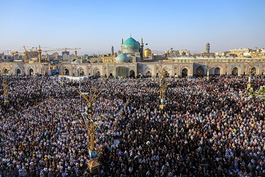 مراسم پر فیض دعای عرفه در حرم مطهر رضوی