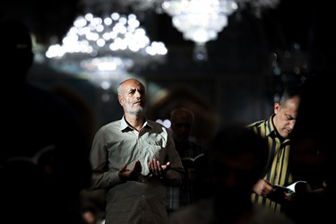 مراسم پر فیض دعای عرفه در حرم مطهر رضوی