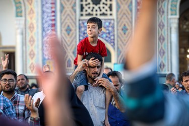مراسم پر فیض دعای عرفه در حرم مطهر رضوی