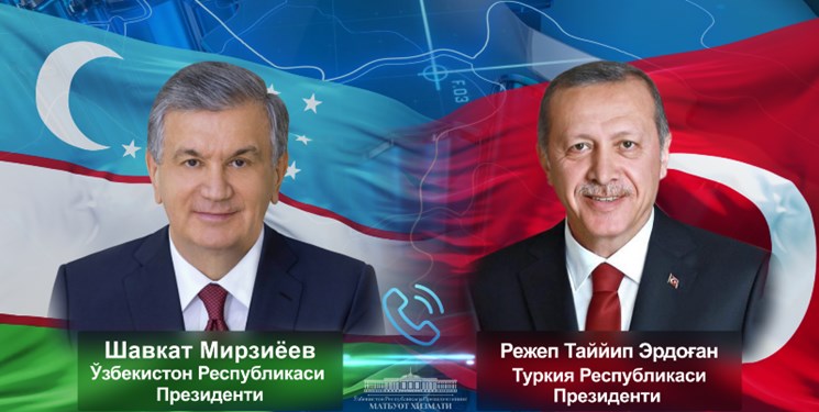 همکاری‌ همه جانبه محور گفت‌وگوی رؤسای جمهور ازبکستان و ترکیه