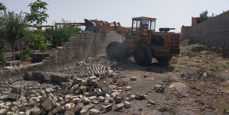 اراضی ملی روستای خاوه استان قم رفع تصرف شد
