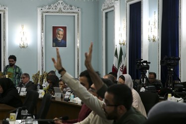 حضور اصحاب رسانه در نشست خبری  ناصر کنعانی سخنگوی وزارت امور خارجه