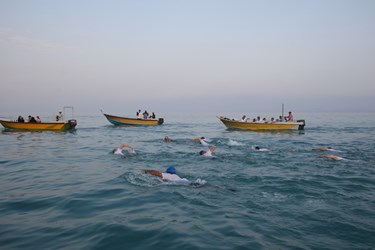 بیست و یکمین سال برگزاری شنای جانبازان در قشم