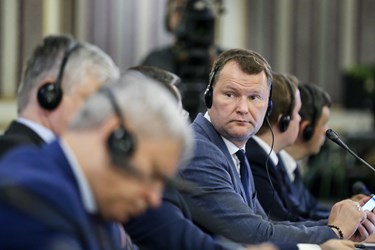 نمایندگان کشور روسیه در نشست توسعه کریدور حمل و نقل بین المللی شمال-جنوب