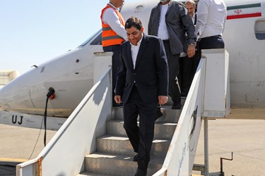 ورود محمد مخبر  معاون اول رئیس جمهور به فرودگاه ارومیه
