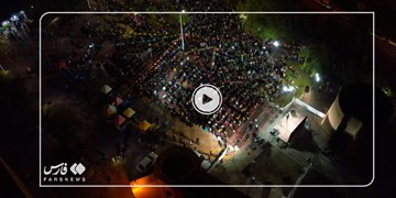 فیلم| شادی و سرور مردم محلات یزد در شب عید غدیر