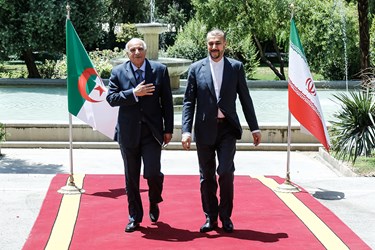 دیدار احمد عطاف و حسین امیرعبداللهیان وزاری خارجه الجزایر و ایران