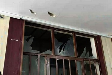 تصاویر جدید  از حمله تروریستی به کلانتری16 زاهدان