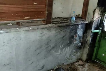 تصاویر جدید  از حمله تروریستی به کلانتری16 زاهدان