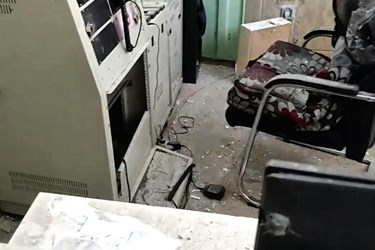تصاویر جدید  از حمله تروریستی به کلانتری16 زاهدان