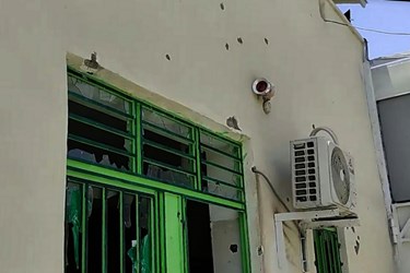 تصاویر جدید  از حمله تروریستی به کلانتری16 زاهدان