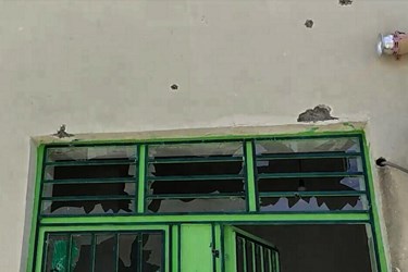 تصاویر جدید  از حمله تروریستی به کلانتری16 زاهدان