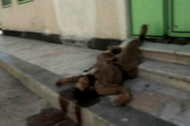 تصاویر جدید  از حمله تروریستی به کلانتری16 زاهدان