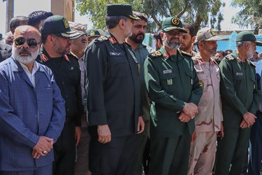 تشییع پیکر مطهر شهیدان مدافع وطن در زاهدان