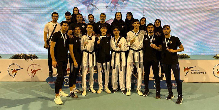 قهرمانی مردان تکواندو در ترکیه با 7 مدال