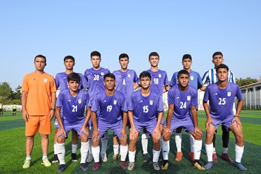 اردوی تیم ملی فوتبال نونهالان در لاهیجان