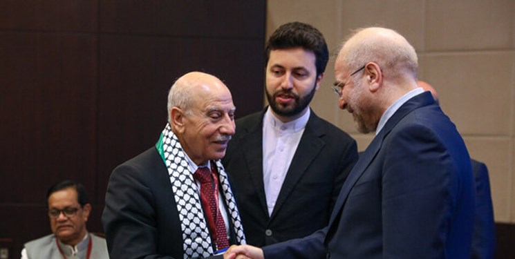 قالیباف با نایب رئیس شورای ملی فلسطین دیدار کرد