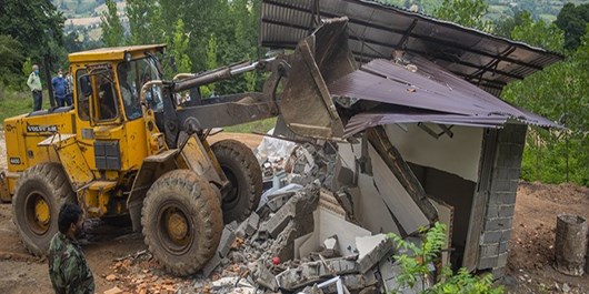 افزایش ۱٠٠ درصدی تخریب ساخت و سازهای غیر مجاز در اراضی کشاورزی بویین زهرا
