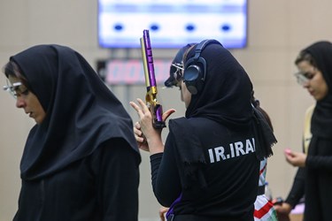 فینال مسابقات آزاد تپانچه بانوان گرامیداشت شهید مدافع امنیت سید روح‌الله عجمیان
