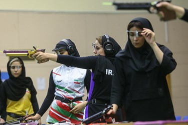 فینال مسابقات آزاد تپانچه بانوان گرامیداشت شهید مدافع امنیت سید روح‌الله عجمیان